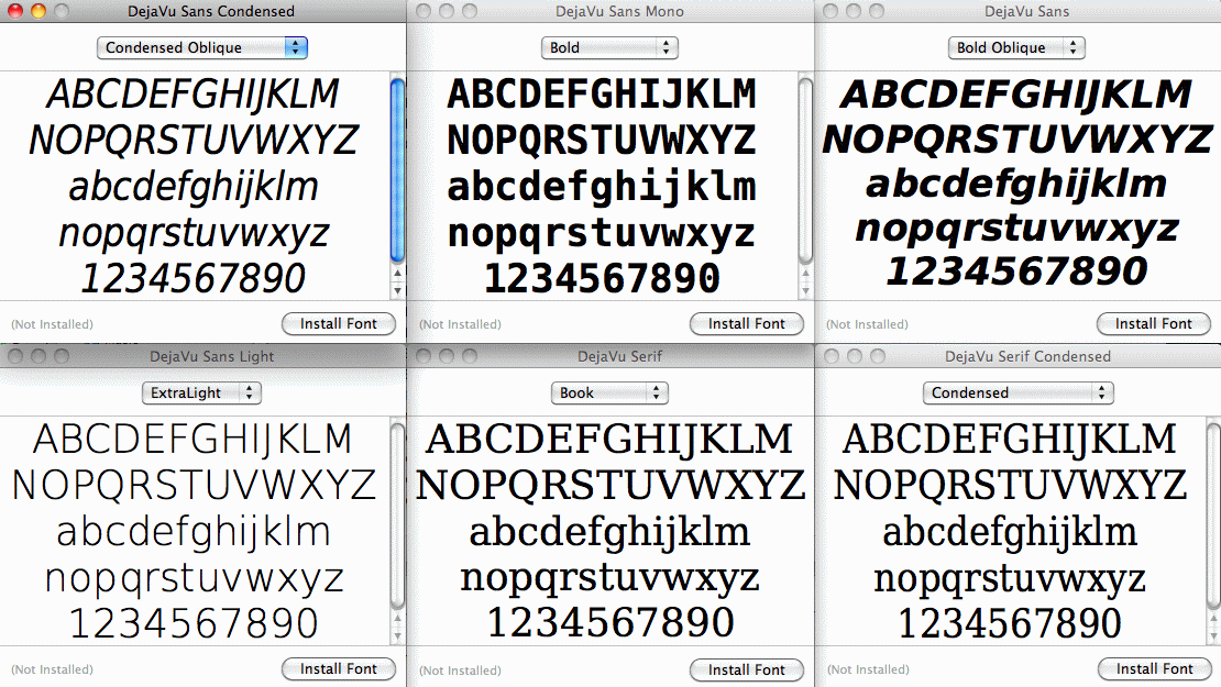Install Fonts
