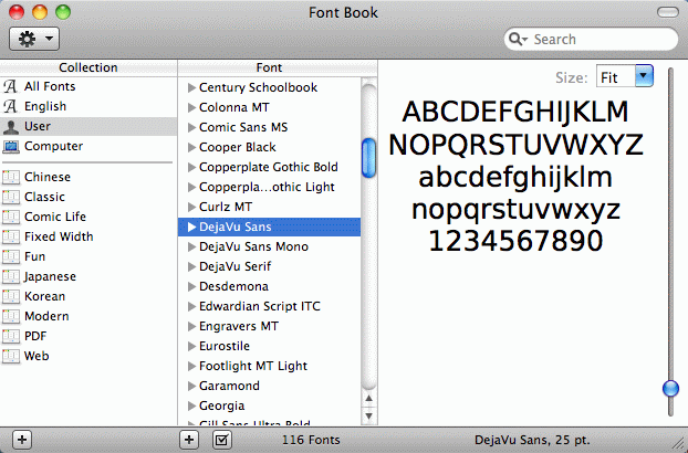 Font Book